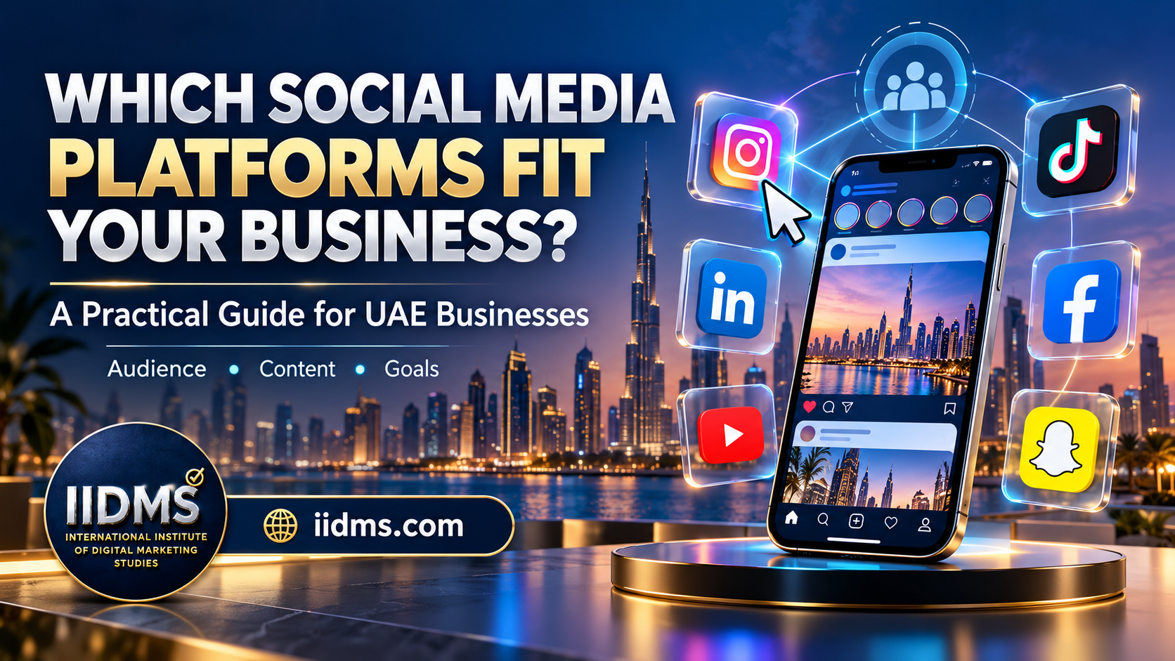 Choosing the right social media platforms for business: Instagram, LinkedIn, TikTok and YouTube compared