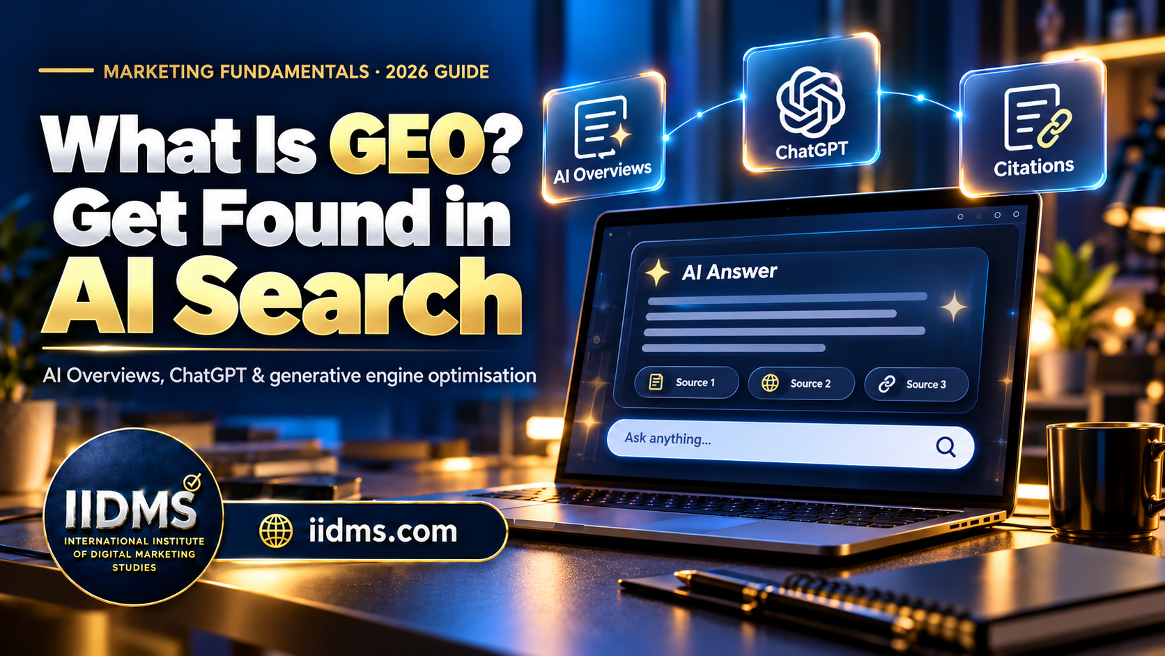 What is GEO: a 2026 guide to getting found and cited in AI search such as Google AI Overviews and ChatGPT