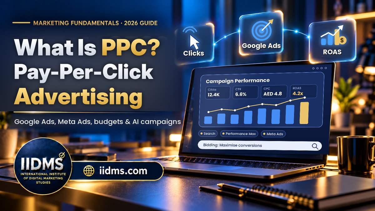 What is PPC: a 2026 beginner's guide to pay-per-click advertising with Google Ads, Meta Ads and campaign metrics