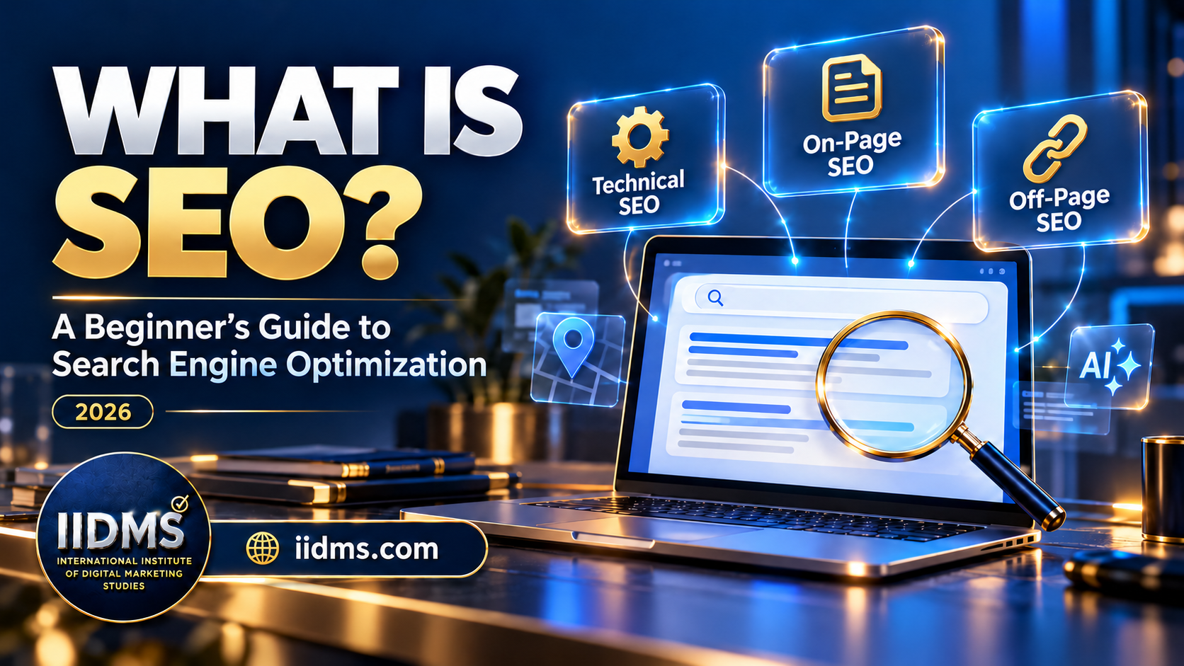 What is SEO: a beginner's guide covering technical SEO, on-page content, off-page links, local SEO and AI Overviews